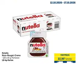 METRO Nutella Nuss-Nougat-Creme Angebot