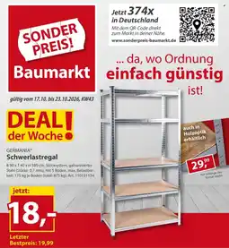 Sonderpreis Baumarkt GERMANIA® Schwerlastregal Angebot