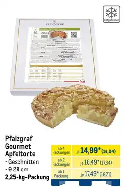 METRO Pfalzgraf Gourmet Apfeltorte Angebot