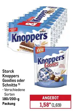 METRO Storck Knoppers Goodies oder Schnitte Angebot