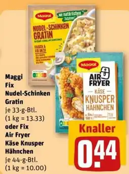 REWE Maggi Fix Nudel-Schinken Gratin Angebot