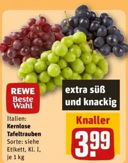 REWE REWE Beste Wahl Tafeltrauben Angebot