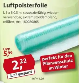 Sonderpreis Baumarkt Luftpolsterfolie Angebot