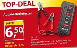 Sonderpreis Baumarkt Autobatterietester EUFAB Angebot