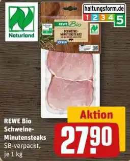 REWE REWE Bio Schweine-Minutensteaks Angebot