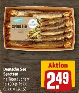 REWE Deutsche See Sprotten Angebot