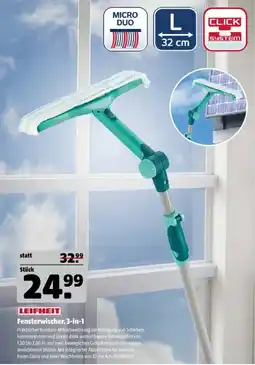 Hagebau LEIFHEIT Fensterwischer, 3-in-1 Angebot