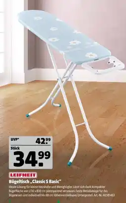 Hagebau LEIFHEIT Bügeltisch „Classic S Basic“ Angebot
