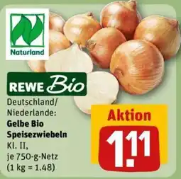 REWE Gelbe Bio Speisezwiebeln Angebot