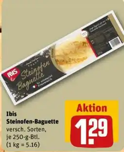 REWE Ibis Steinofen-Baguette Angebot