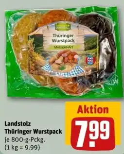 REWE Landstolz Thüringer Wurstpack Angebot