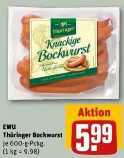 REWE Thüringer Bockwurst Angebot
