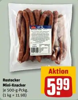 REWE Rostocker Mini-Knacker Angebot