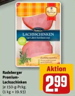 REWE Radeberger Premium-Lachsschinken Angebot
