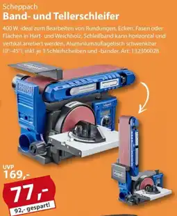 Sonderpreis Baumarkt Scheppach Band- und Tellerschleifer Angebot