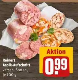 REWE Reinert Aspik-Aufschnitt Angebot
