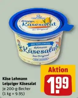 REWE Käse Lehmann Leipziger Käsesalat Angebot