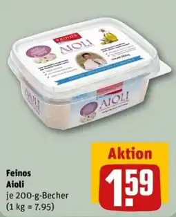 REWE Feinos Aioli Angebot