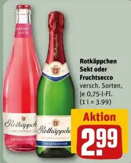 REWE Rotkäppchen Sekt oder Fruchtsecco Angebot