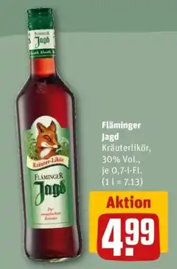 REWE Fläminger Jagd Kräuterlikör Angebot