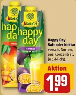 REWE Happy Day Saft oder Nektar Angebot