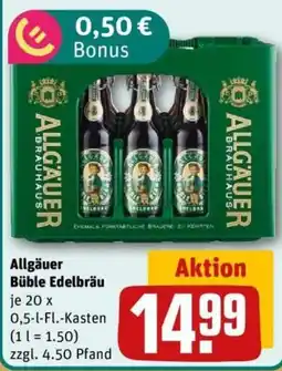 REWE Allgäuer Büble Edelbräu Angebot