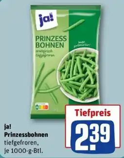 REWE ja! Prinzessbohnen Angebot