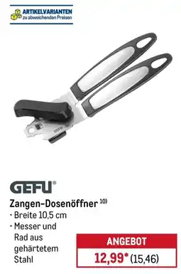 METRO GEFU Zangen-Dosenöffner Angebot