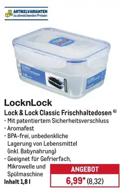 METRO LocknLock Classic Frischhaltedosen Angebot