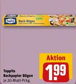 REWE Toppits Backpapier Bögen Angebot