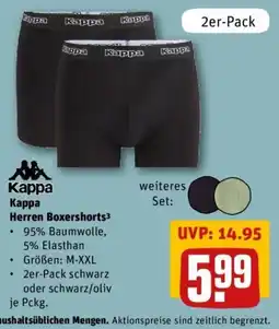 REWE Kappa Herren Boxershorts Angebot