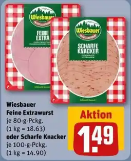 REWE Wiesbauer Feine Extrawurst Angebot
