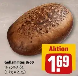 REWE Geflammtes Brot Angebot