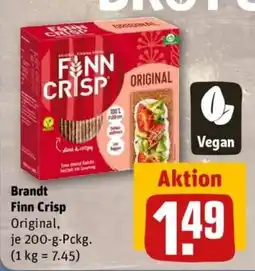 REWE Brandt Finn Crisp Original Angebot