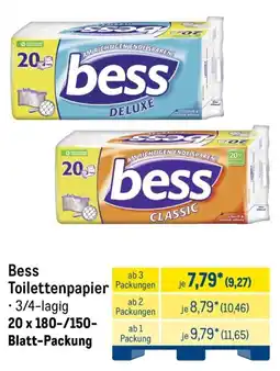 METRO Bess Toilettenpapier Angebot