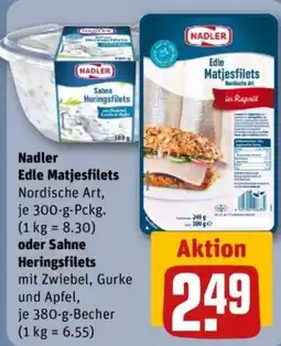 REWE Nadler Edle Matjesfilets Angebot