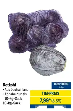 METRO Rotkohl Angebot