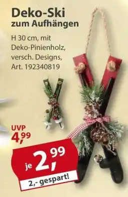 Sonderpreis Baumarkt Deko-Ski zum Aufhängen Angebot