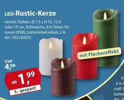 Sonderpreis Baumarkt LED-Rustic-Kerze Angebot