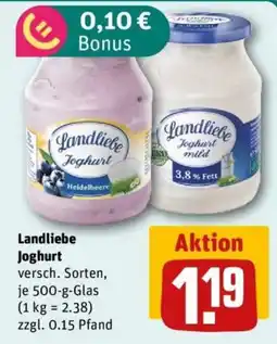 REWE Landliebe Joghurt Angebot