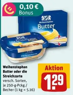 REWE Weihenstephan Butter Angebot