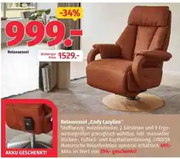 Segmüller Relaxsessel „Cody Lazyline“ Angebot
