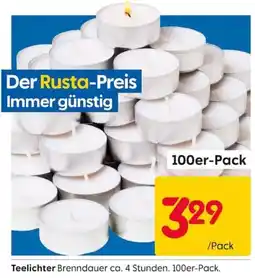 Rusta Teelichter Angebot