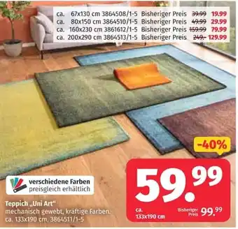 Teppich „Uni Art“