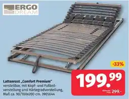 Segmüller ERGO DREAM Lattenrost „Comfort Premium“ Angebot