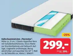 Segmüller Kaltschaummatratze "Thermolux" Angebot