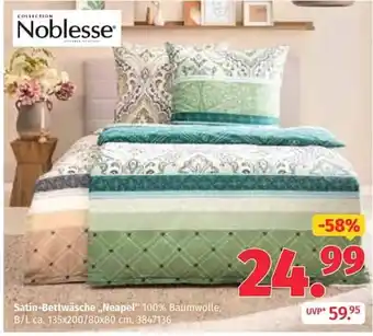 Noblesse Satin-Bettwäsche „Neapel“