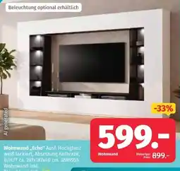 Segmüller Wohnwand „Echo“ Angebot