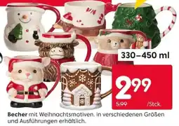 Rusta Becher mit Weihnachtsmotiven Angebot