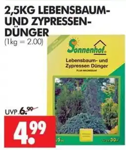 Wreesmann Sonnenhof Lebensbaum- und Zypressen-Dünger Angebot